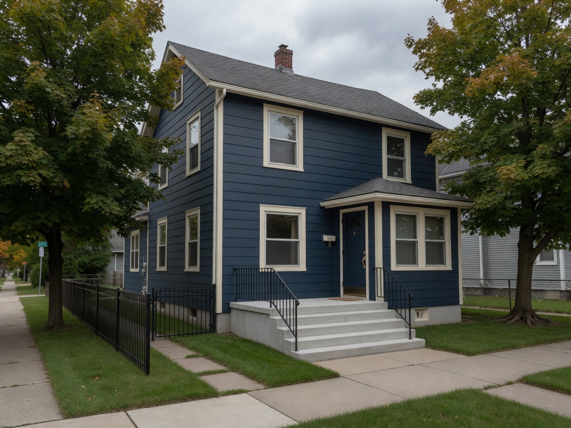Near-campus two-story after