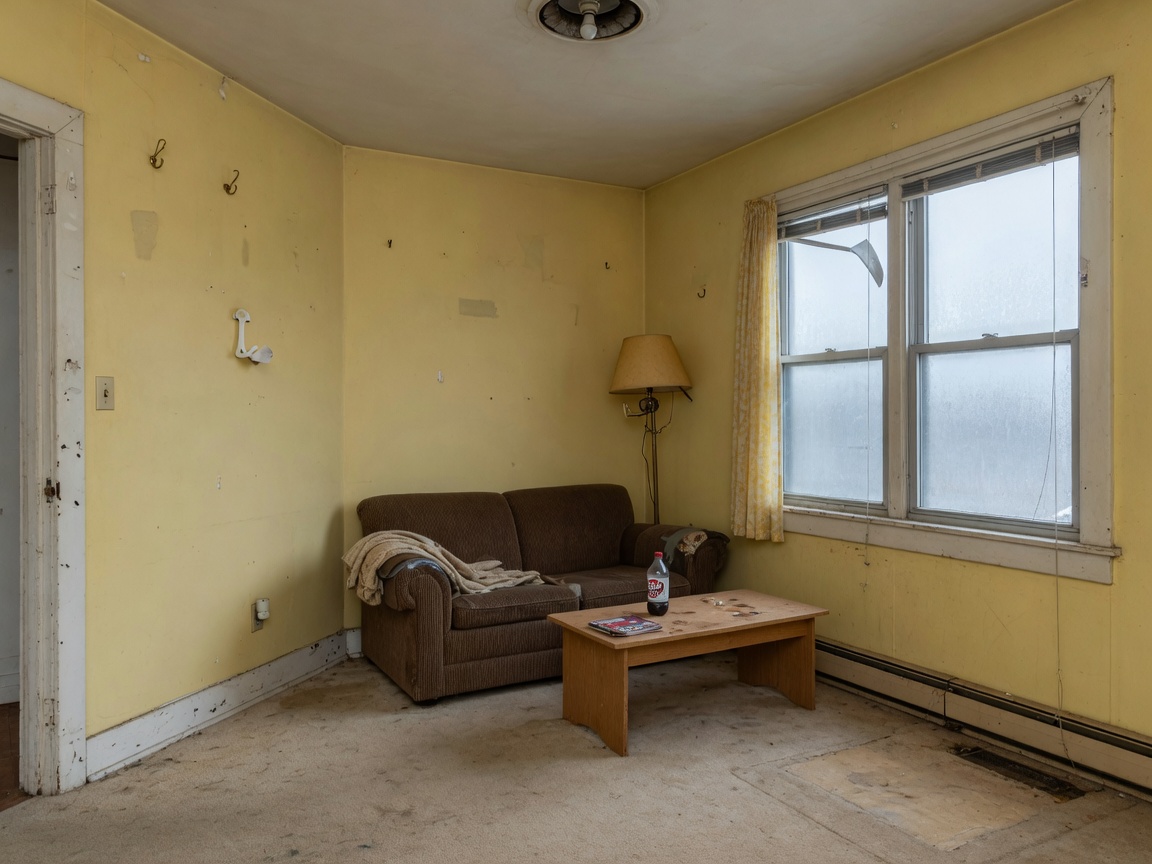 Interior living room before